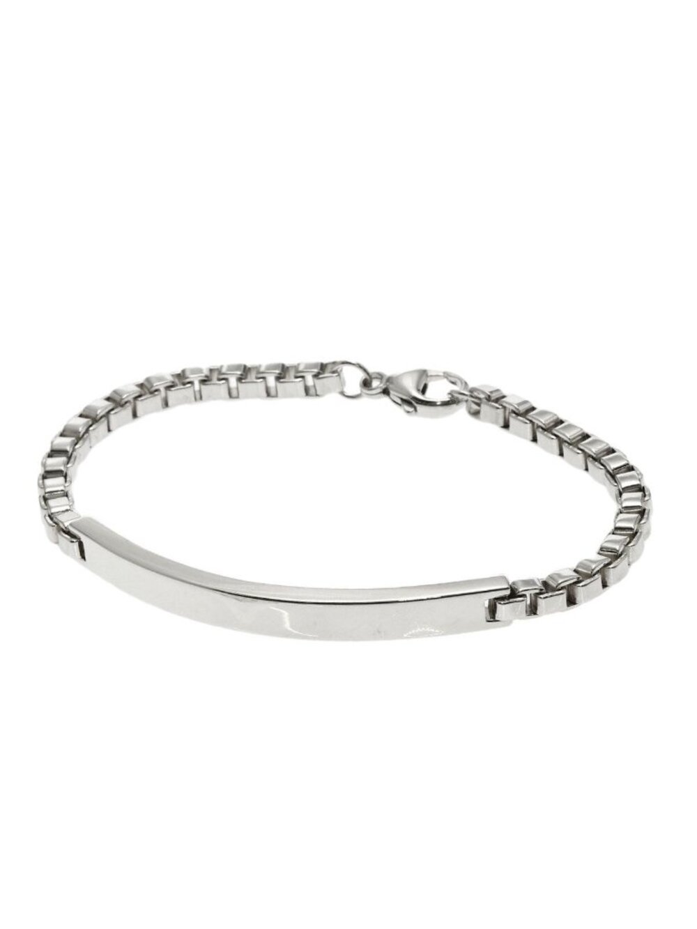 Tiffany & Co Venetian Link ID Bracelet Silver